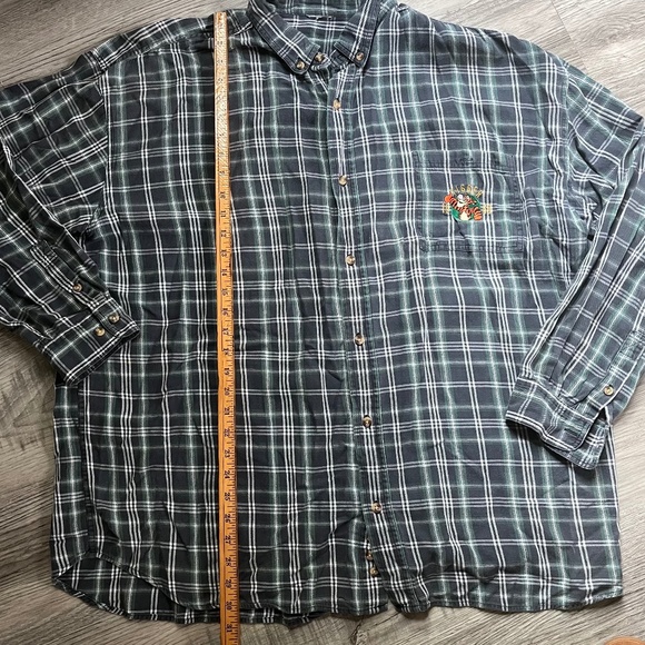 Disney Plaid long sleeve button down Tigger size xxl - Picture 4 of 7